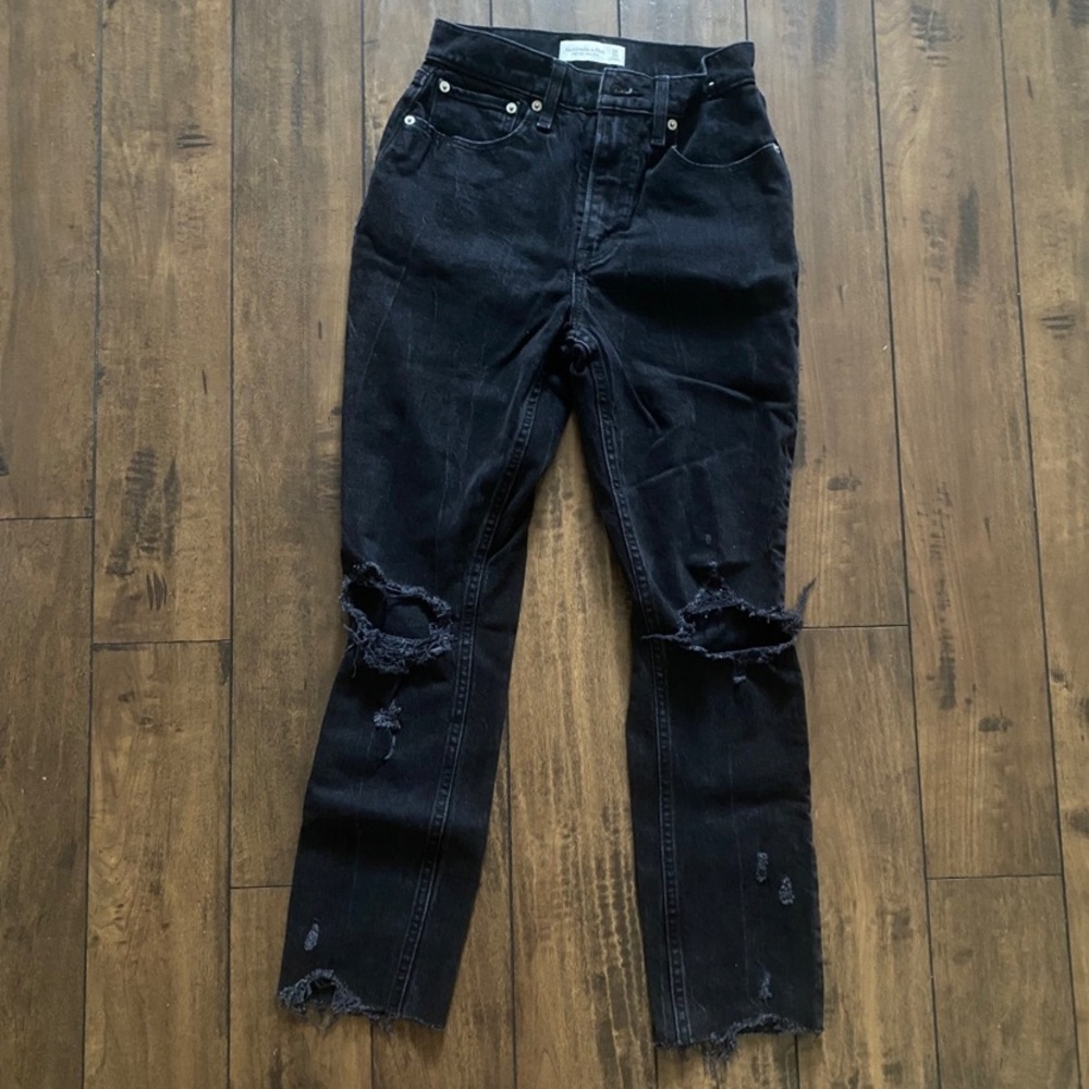 Abercrombie women mom jeans